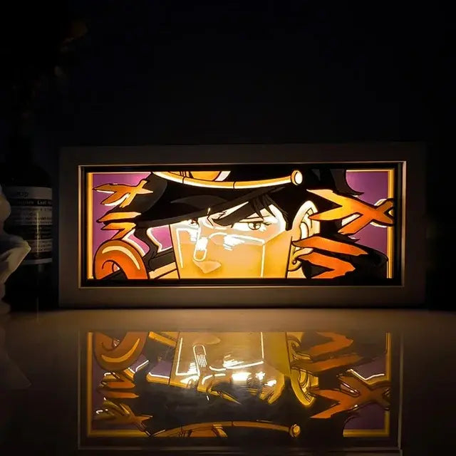 3D Anime JoJo's Jotaro Kujo Bizarre Light Box